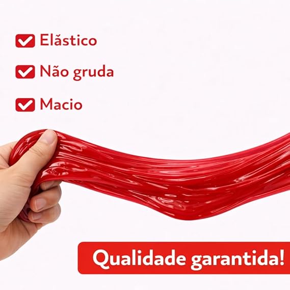 Puxa Slime - Pote Grande | vermelha