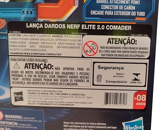 Nerf Elite 2.0 Commander RD-6 - Tambor Giratório, Inclui 12 Dardos