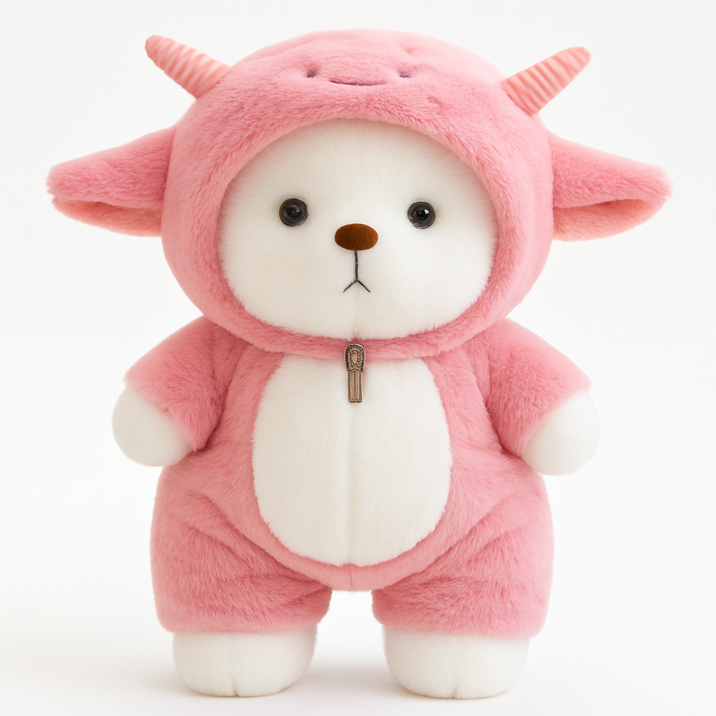 GetaHug x Winter | O Urso Branco + Roupa rosa