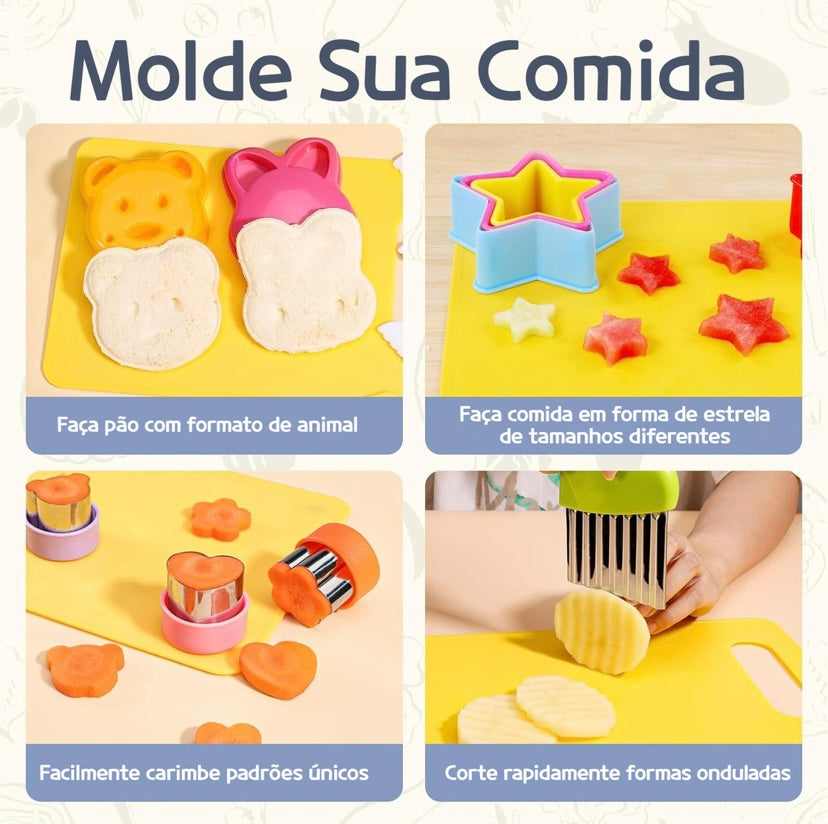 Kit 17 Peças Brinquedos De Cozinha | Montessori