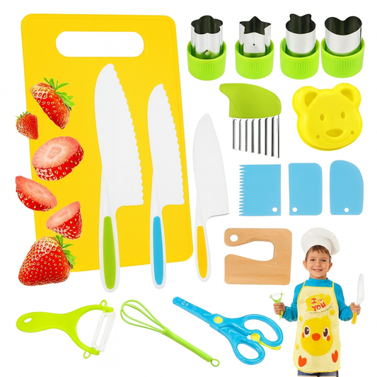 Kit 17 Peças Brinquedos De Cozinha | Montessori