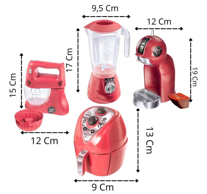 Kit Eletrodomésticos de Brinquedo | 4 peças