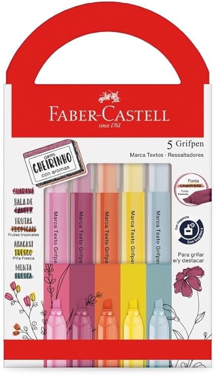 Faber-Castell | Marca-texto Grifpen com Cheirinho