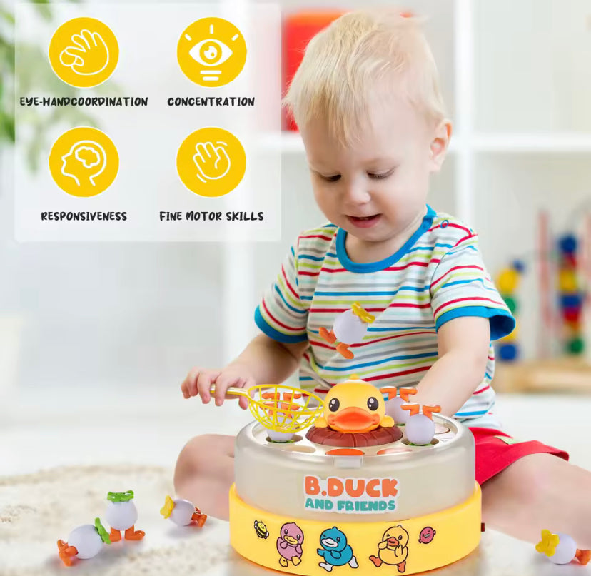 Jogo Interativo B. Duck & Friends |  Pega Patinhos Divertido