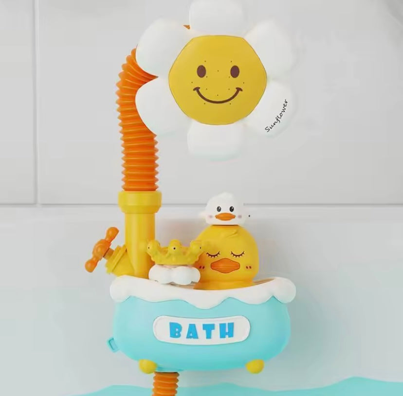 Chuveirinho Divertido Flor & Patinho | Brinquedo de Banho Infantil