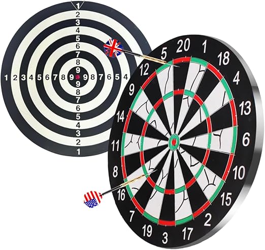 Jogo de Dardos | Tiro Alvo 44cm - 6 Dardos
