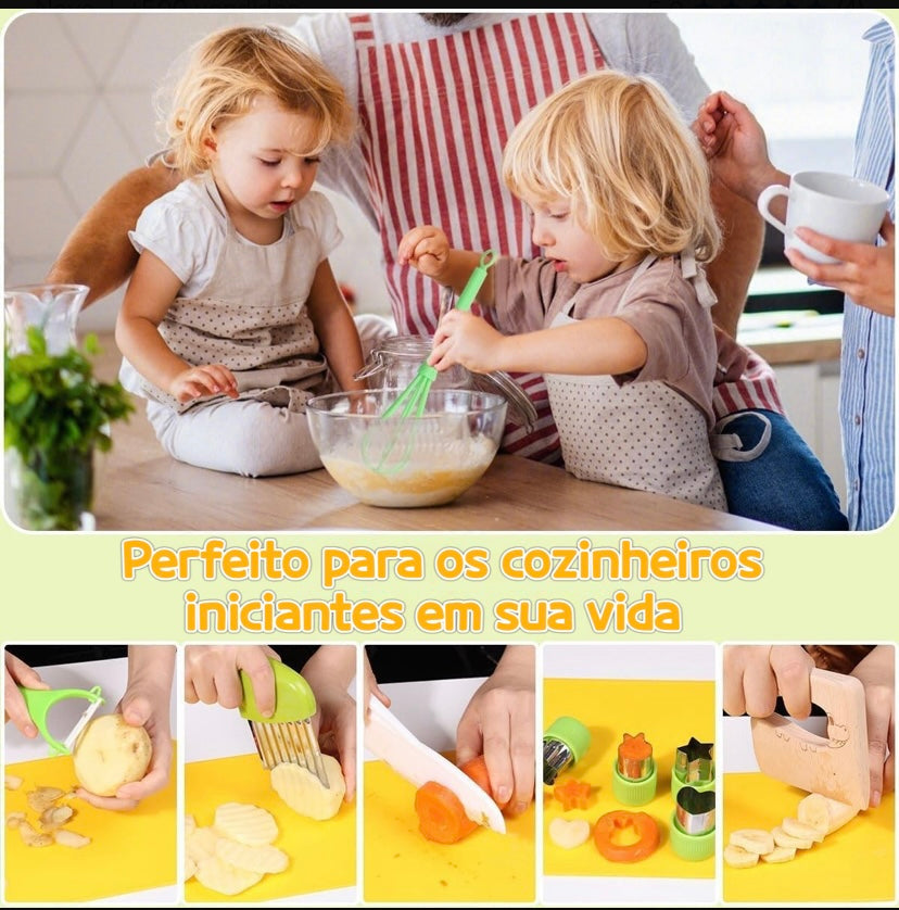 Kit 17 Peças Brinquedos De Cozinha | Montessori