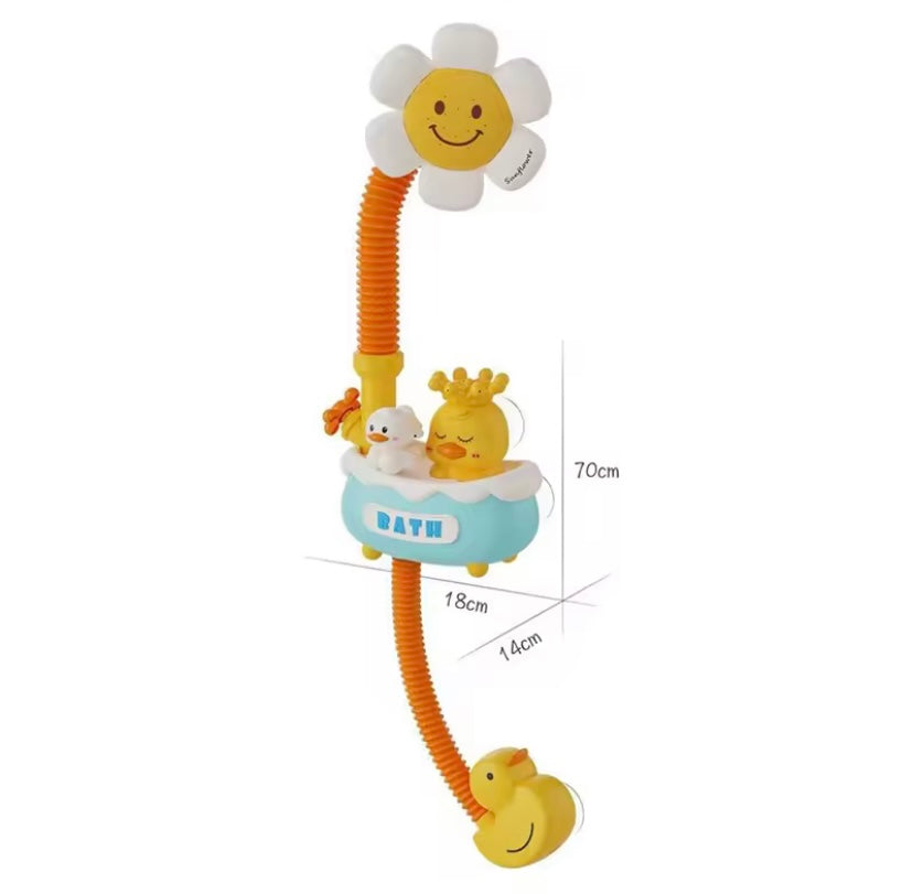 Chuveirinho Divertido Flor & Patinho | Brinquedo de Banho Infantil