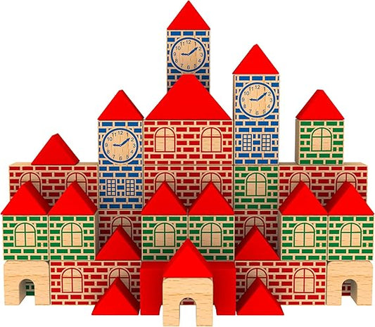 Blocos de Mandeira | Engenheiro Jr -  120 Peças Xalingo