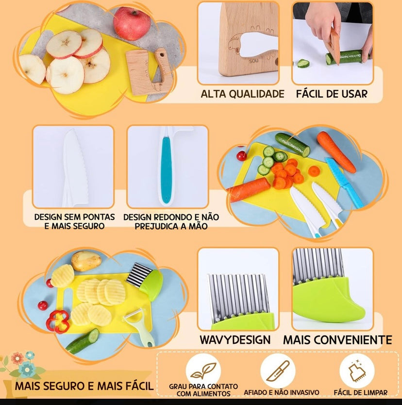 Kit 17 Peças Brinquedos De Cozinha | Montessori